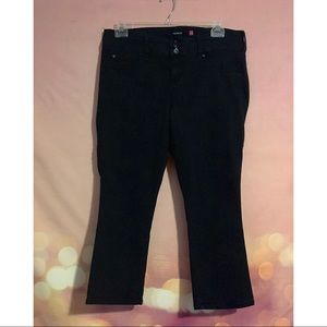 Torrid Black Capri Crop Jeggings